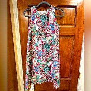 Women’s Paisly print sleeveless dress size small
